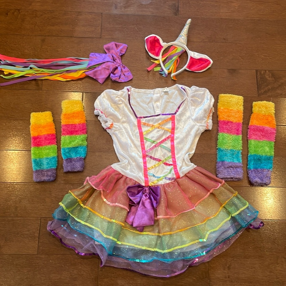 Rainbow Unicorn Costume